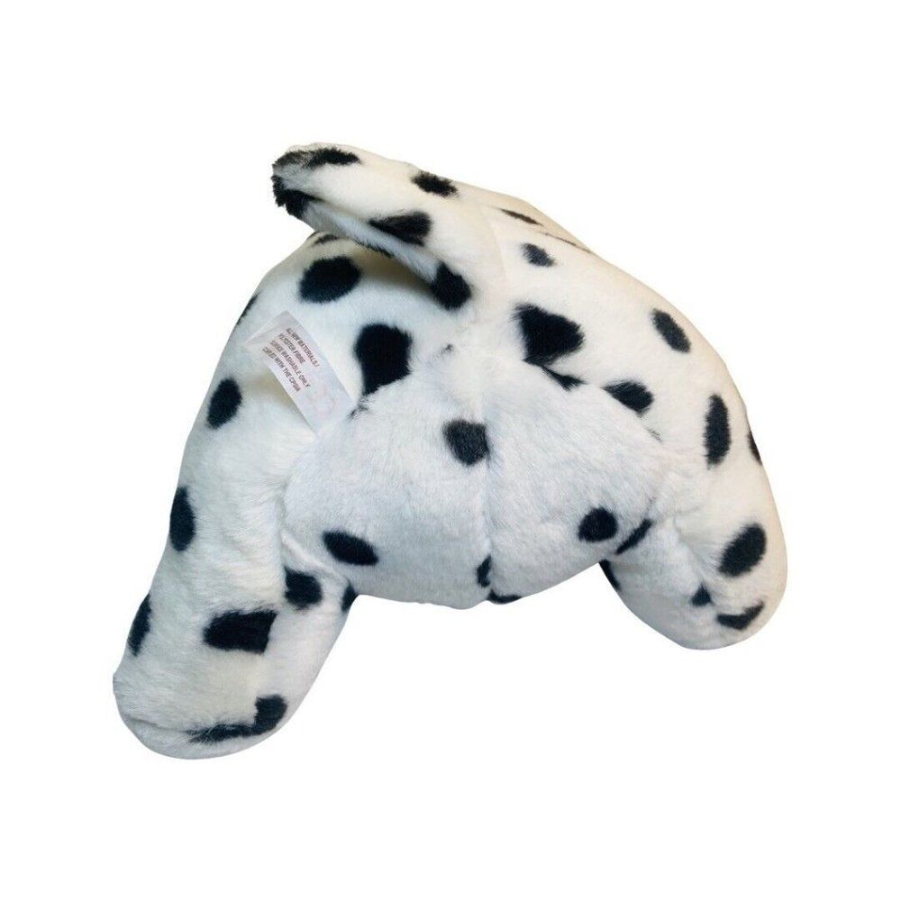 LOGO Bear Black & White spotted Puppy Dalmatian Plush Stuffed Animal Doll 8.5" - Picture 7 of 7